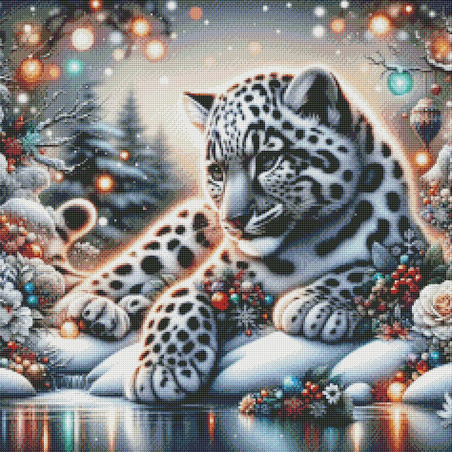 Snow Leopard by Taza Creations
