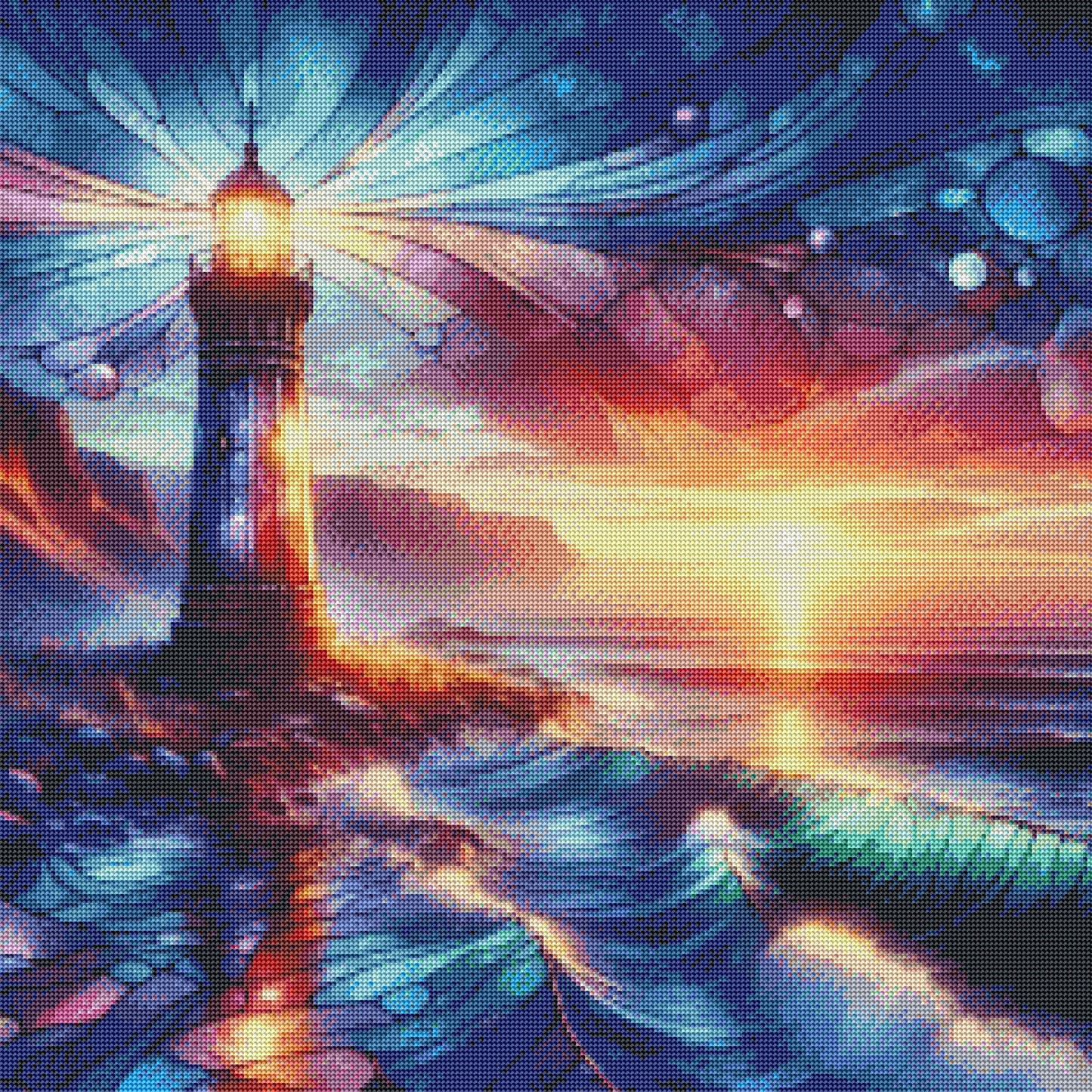 Sunrise At The Lighthouse by Stellar Designz