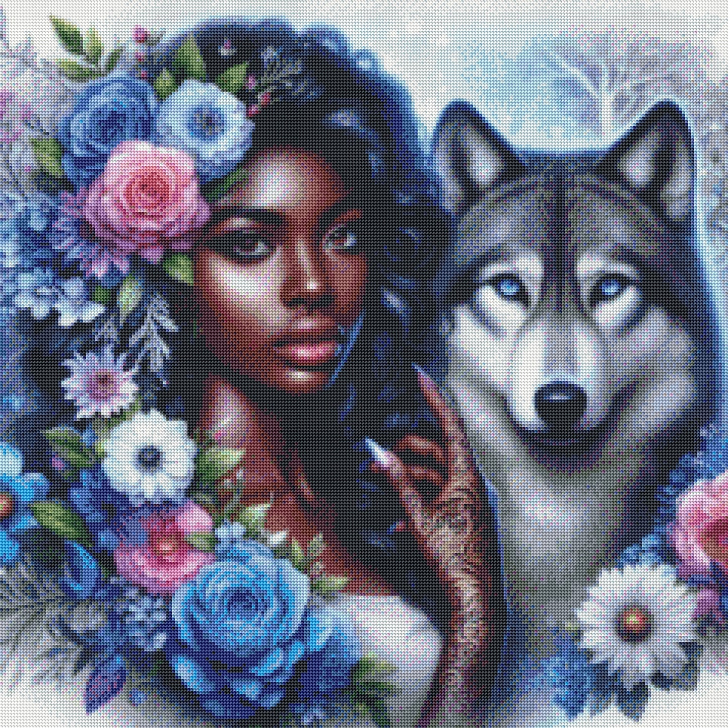 Aeliana and Moon Shadow by Theresa Raymer