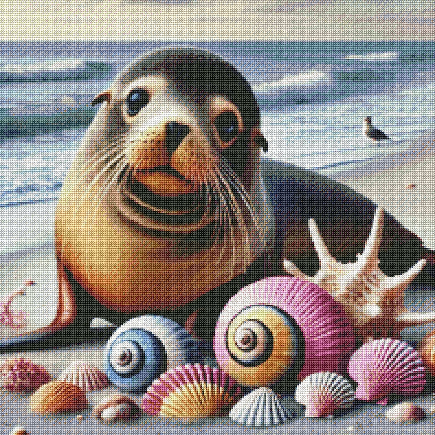 Baby Sea Lion by Turtle Designz