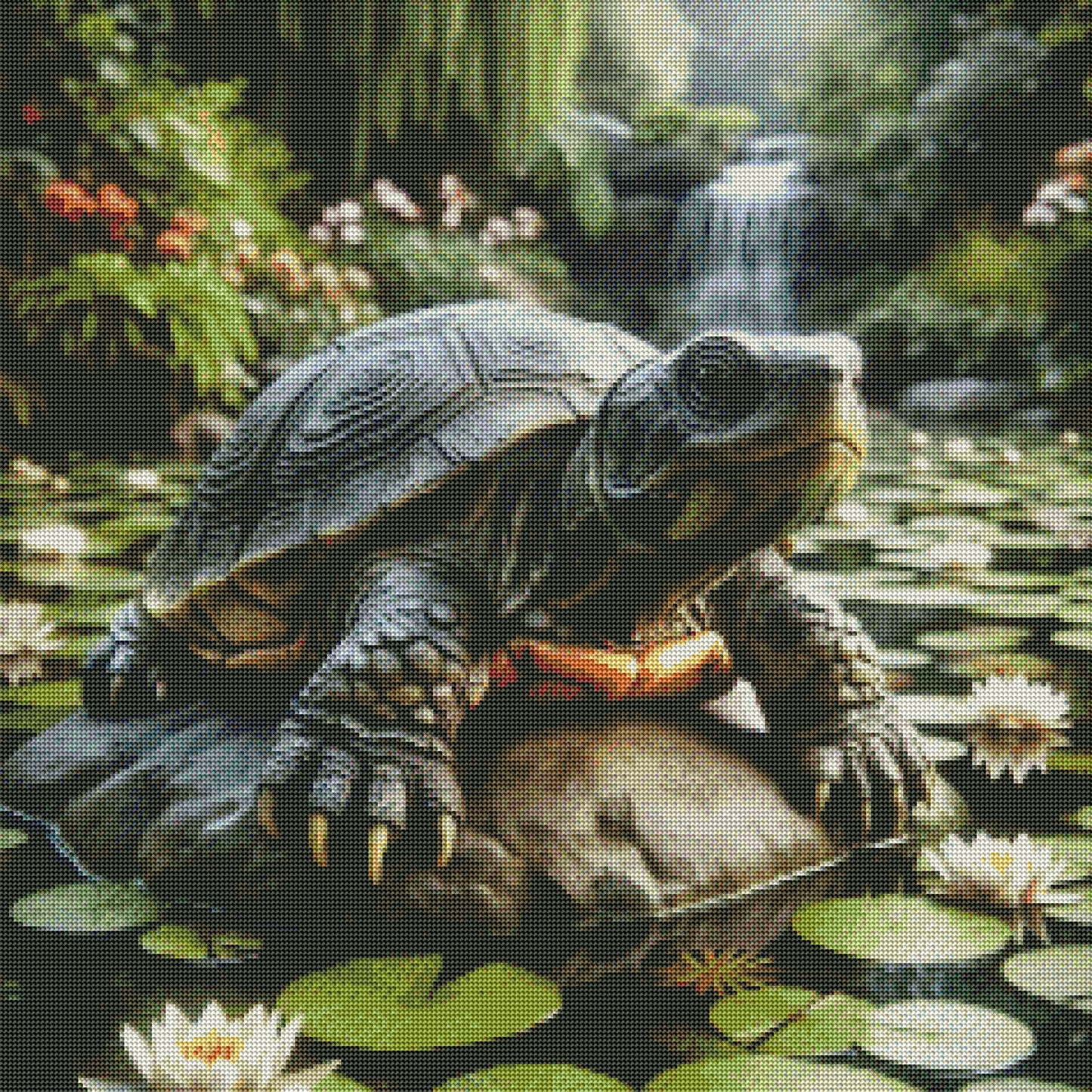 Pond Turtle by M.E. Divine Arts