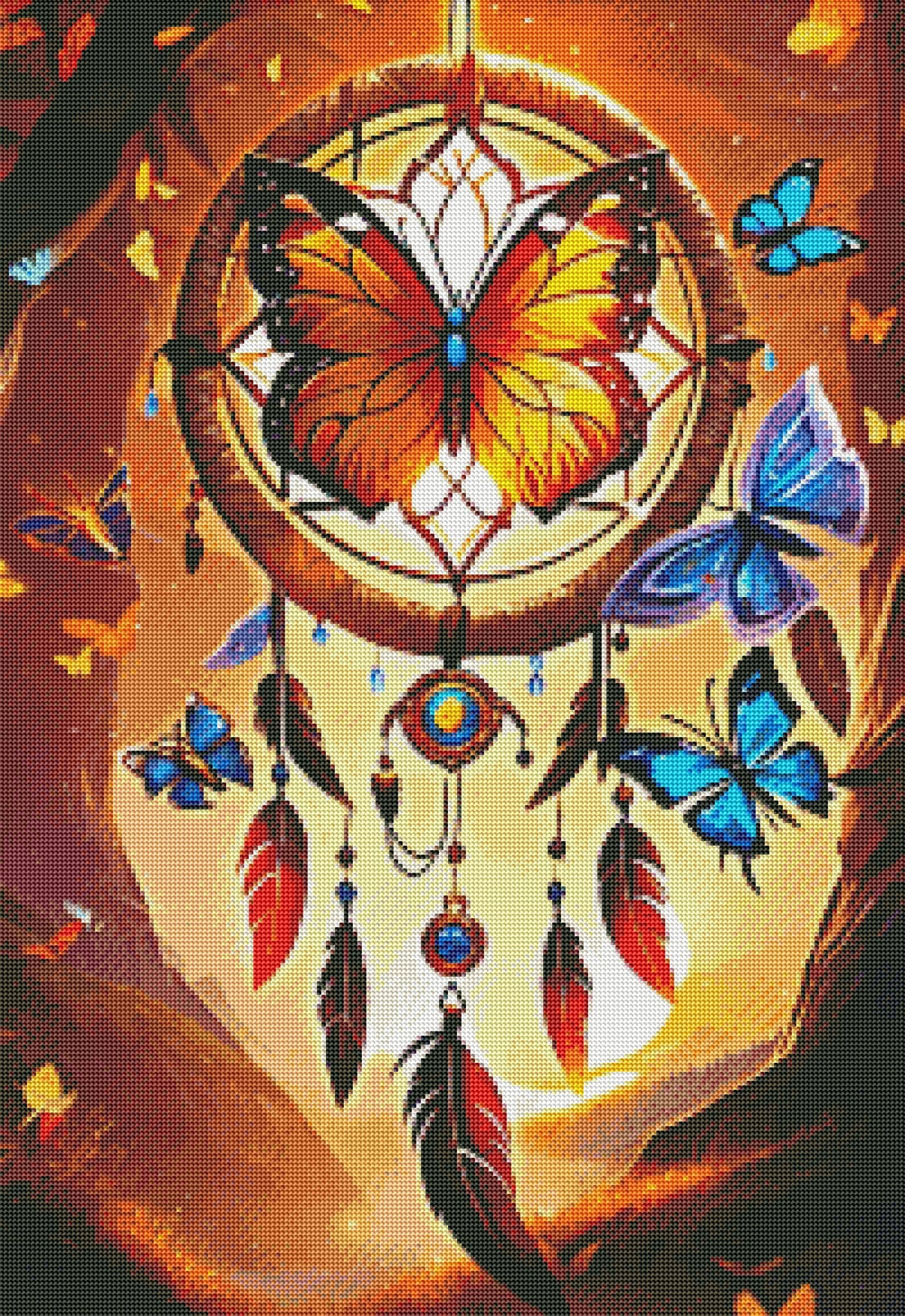 Butterfly DreamCatcher by Cindy Emery