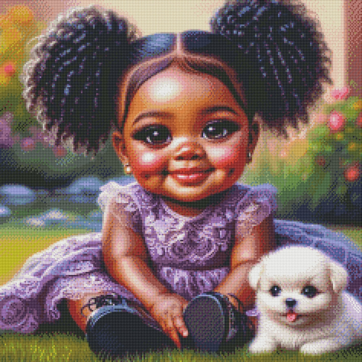 Patty & Her Pup by Stellar Designz