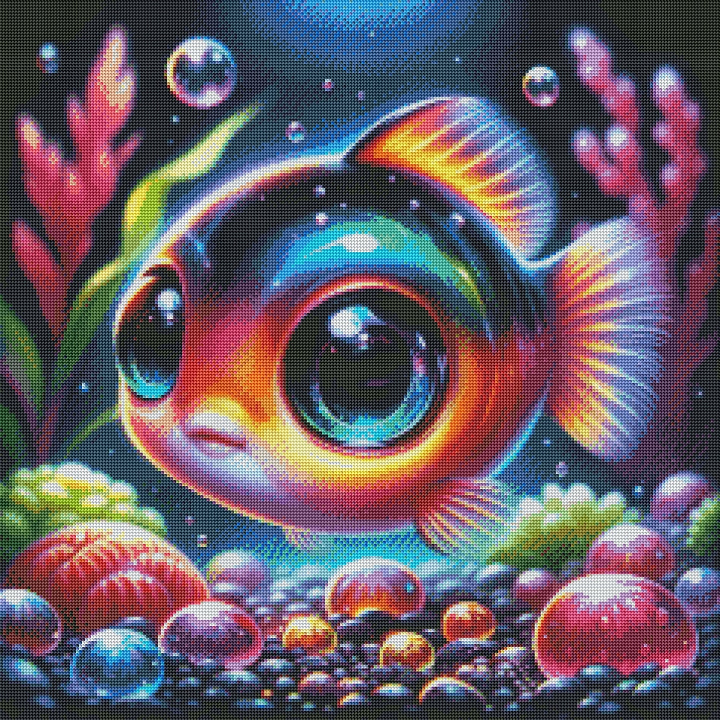 Colorful Goldfish by Taza Creations