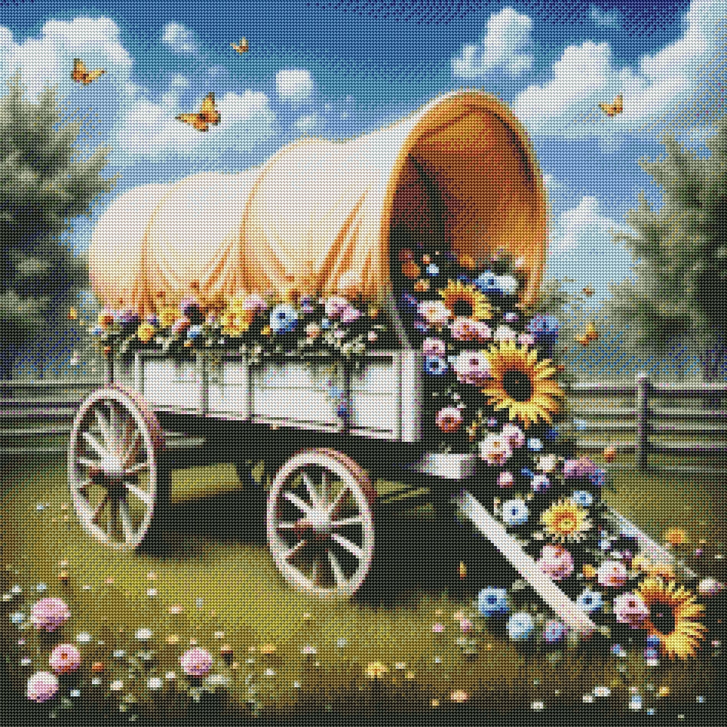 Covered Wagon Florist by Cindy Emery