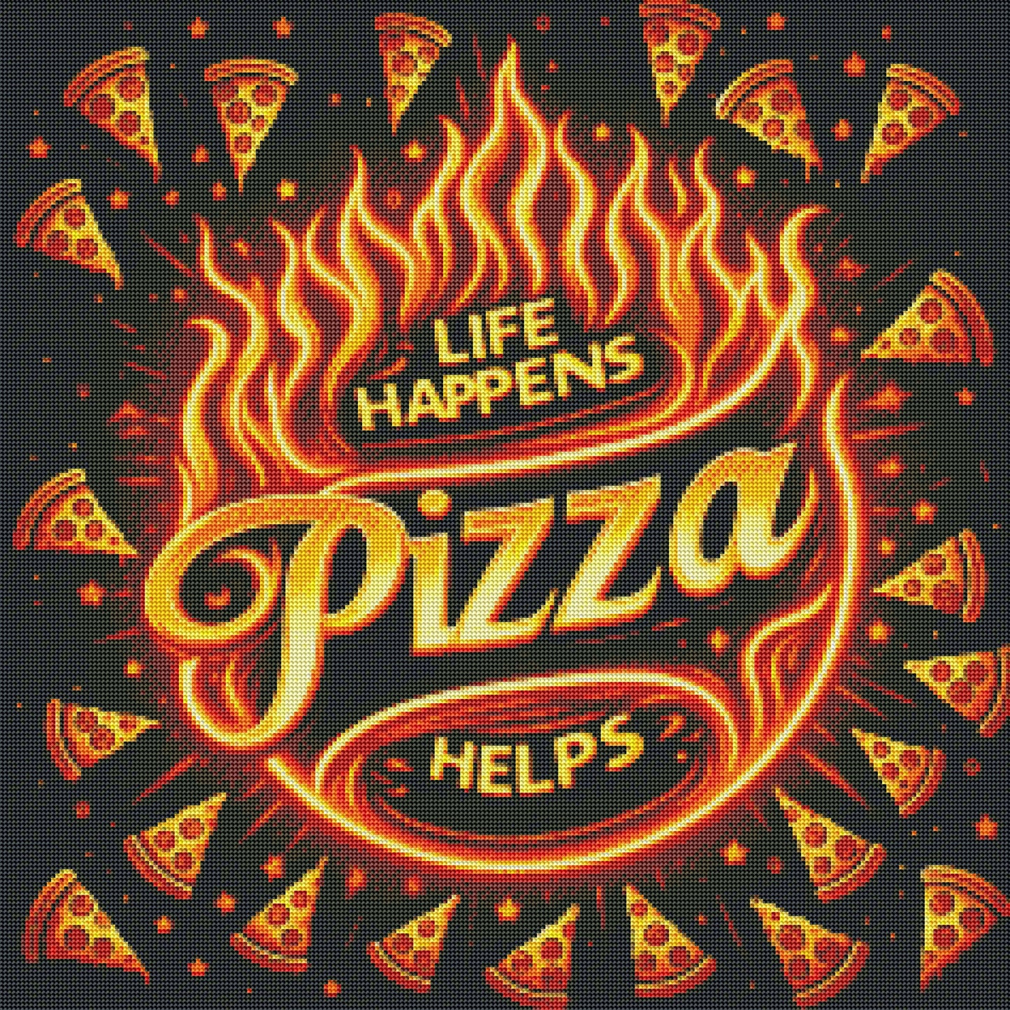 Pizza Helps by M.E. Divine Arts