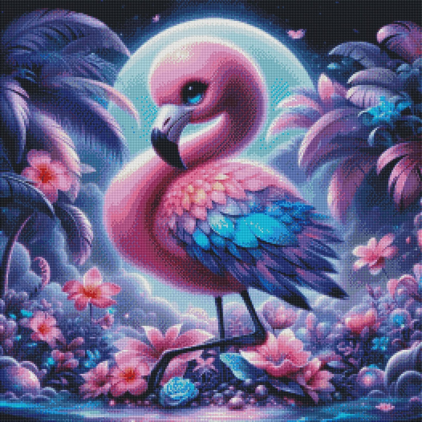 Petalglow Flamingo by Taza Creations