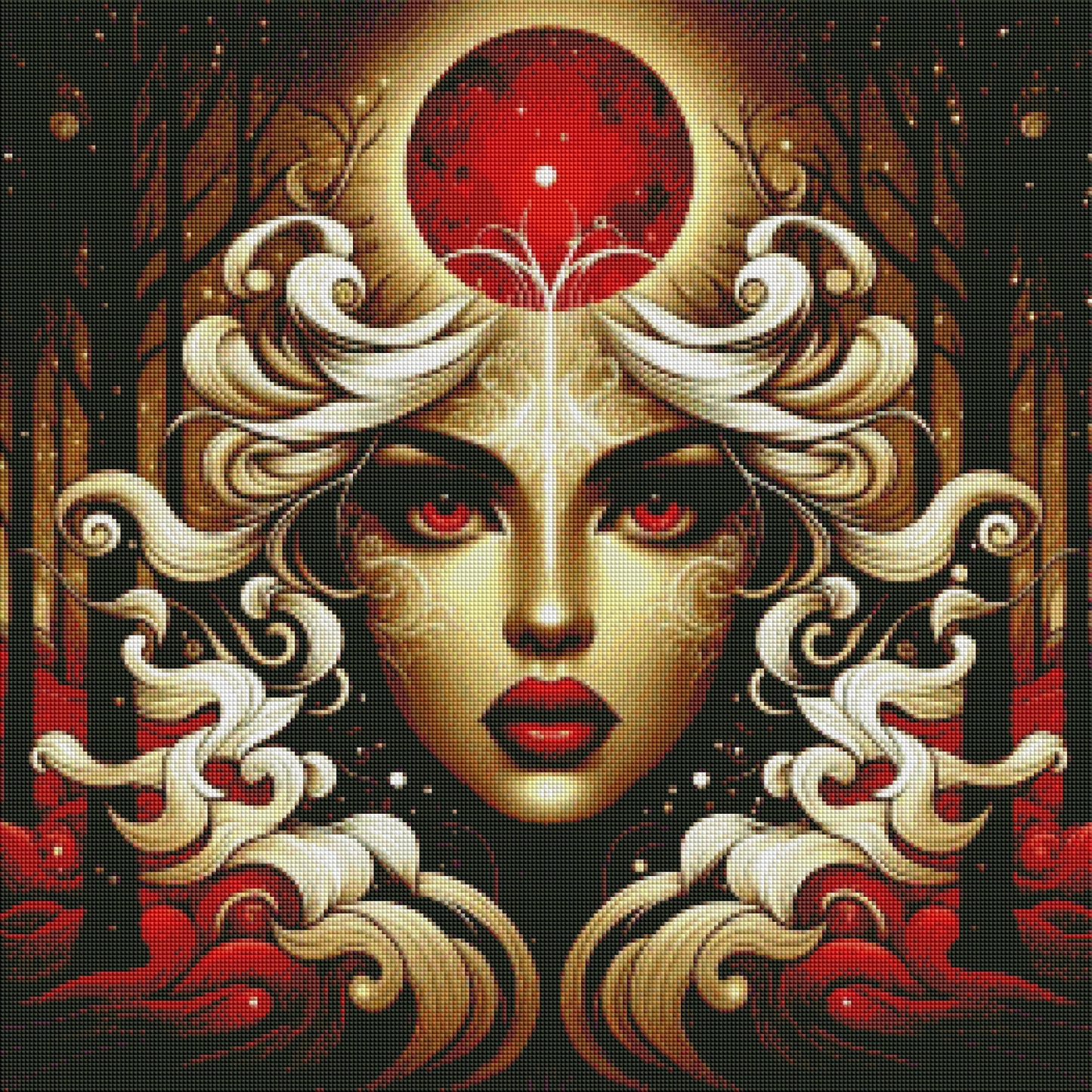 Oracle Of The Red Moon by Taza Creations