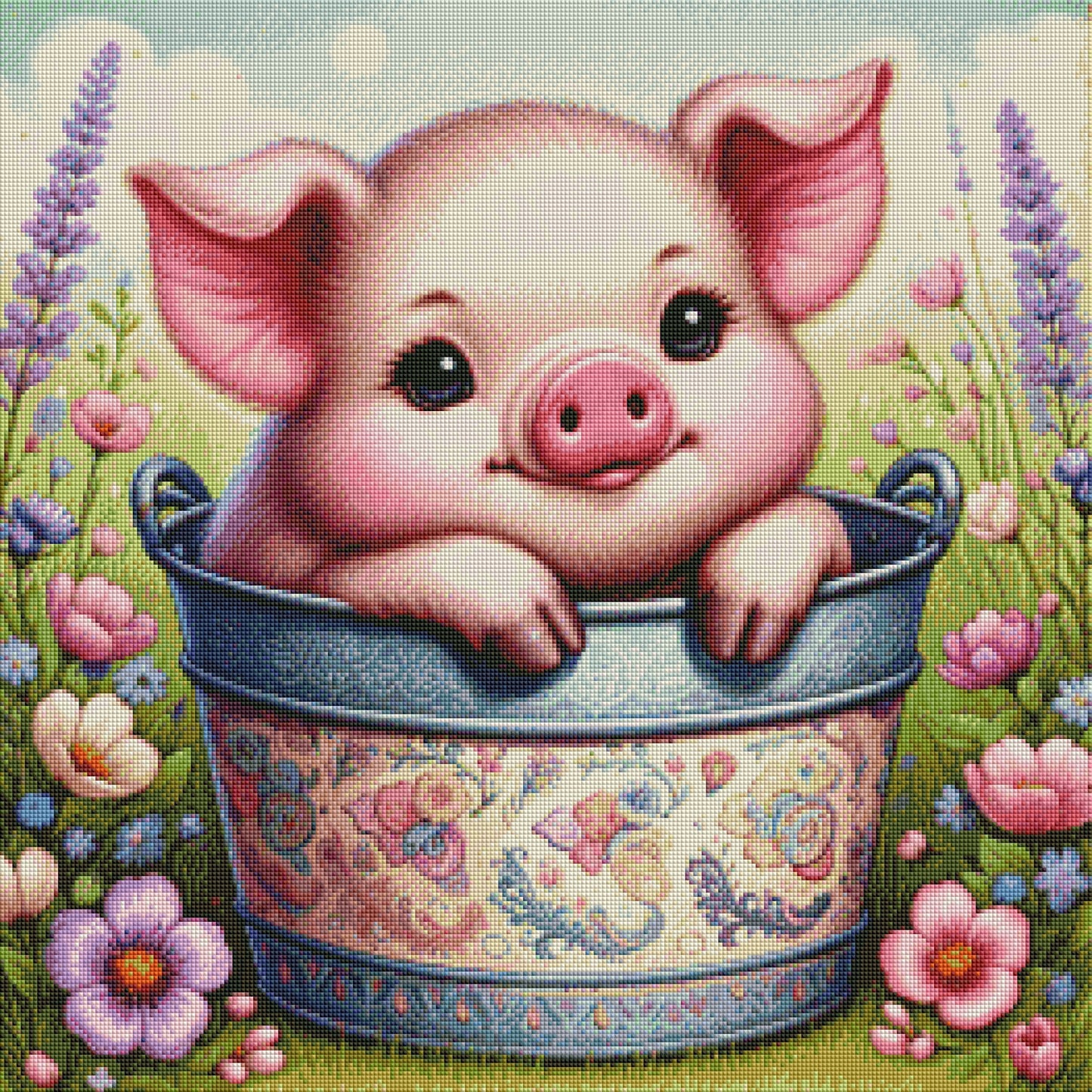 Bucket Of Cuteness by Theresa Raymer