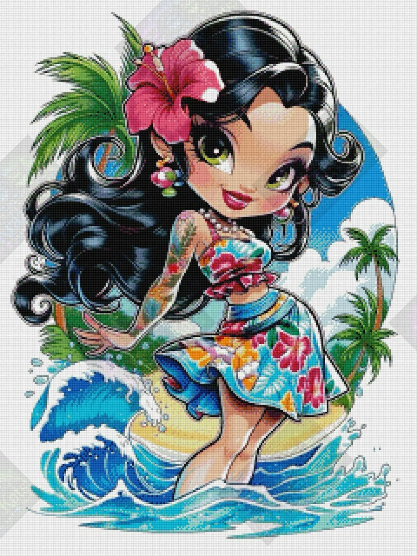 Island Breeze & Hibiscus Dreams by Taza Creations (Starting At 90 Colors)
