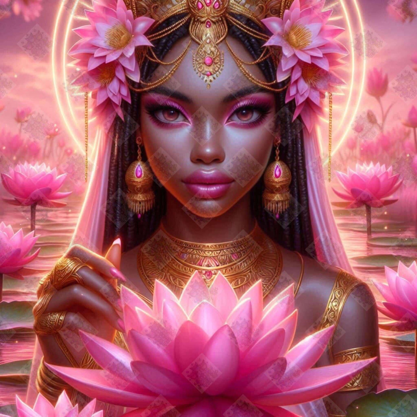 Lotus Queen by Taza Creations