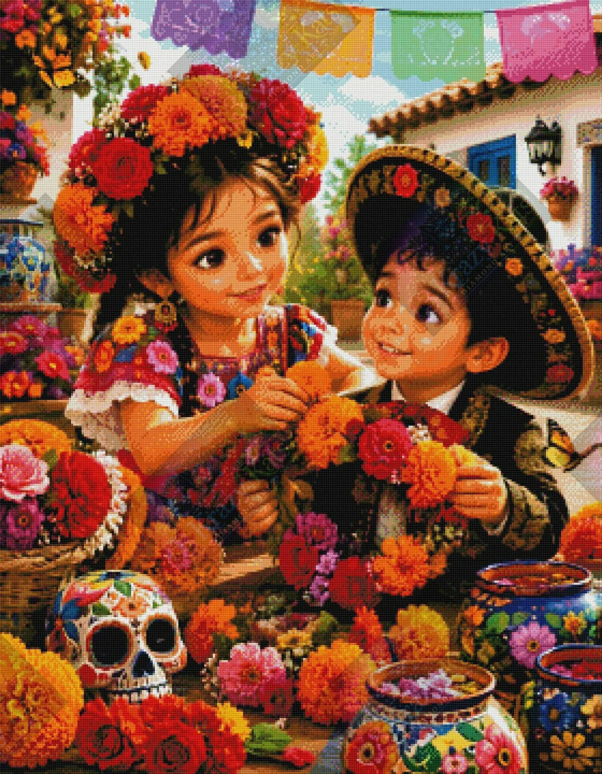 Marigold Memories by Theresa Raymer (Starting At 120 Colors)