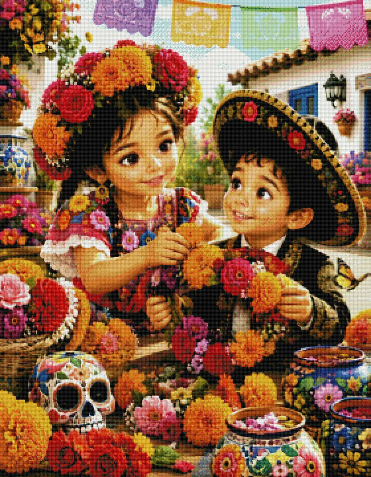 Marigold Memories by Theresa Raymer (Starting At 120 Colors)
