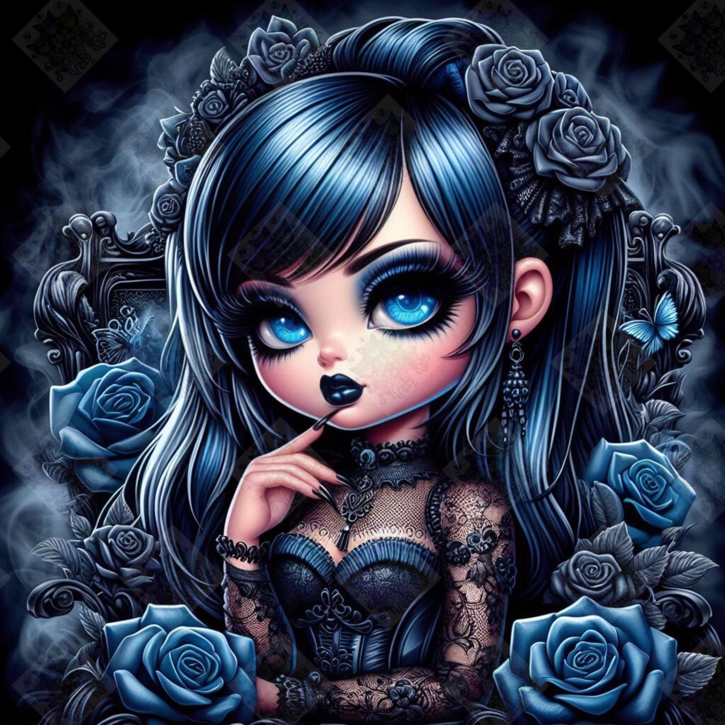 Midnight Dahlia by M.E. Divine Arts