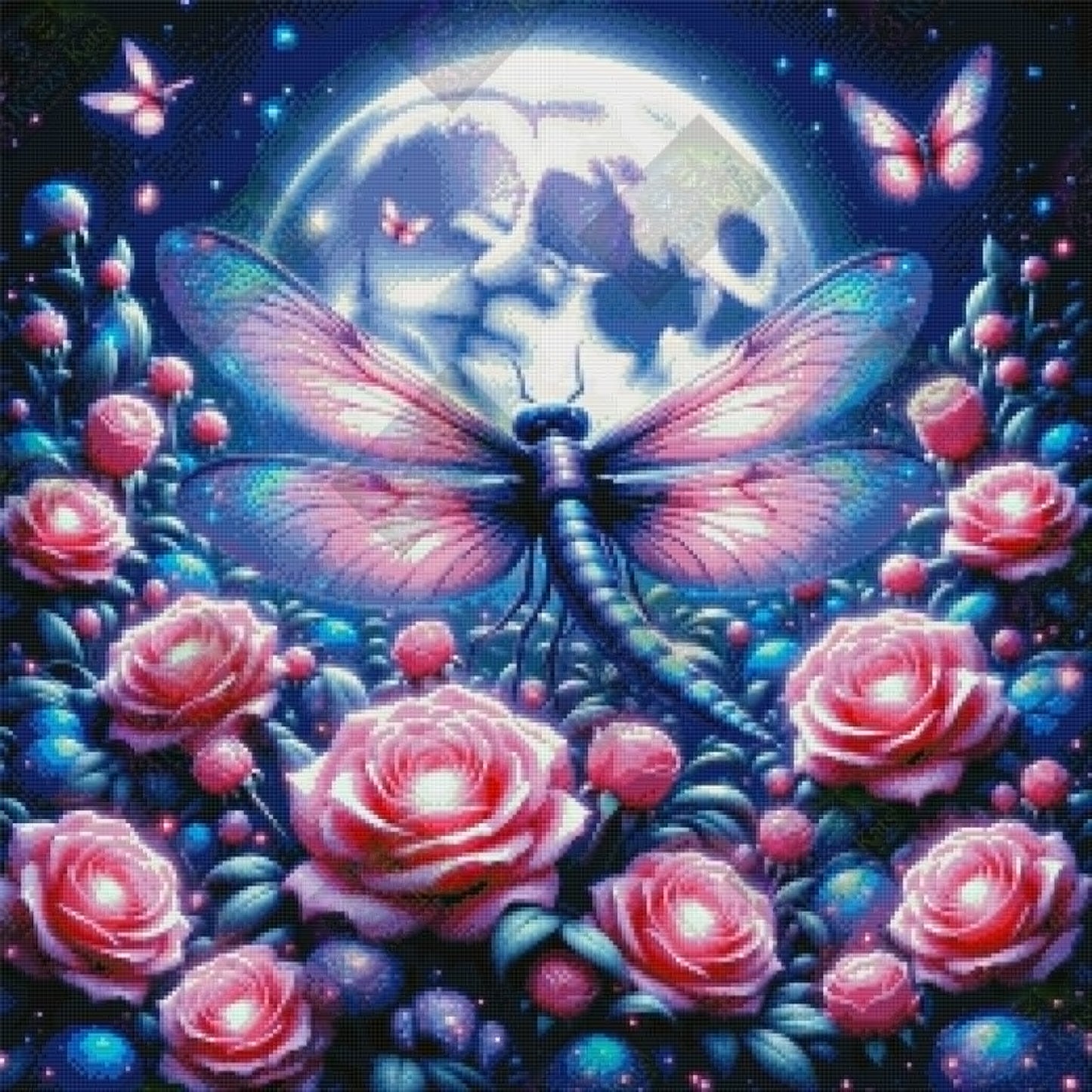 Moonlit Flight Of The Dragonfly by Taza Creations (Starting At 90 Colors)