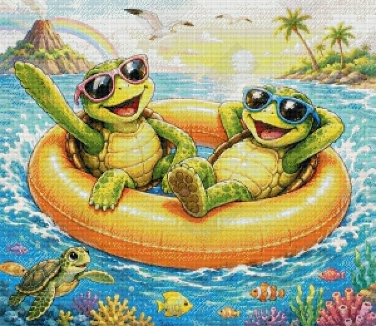 Shell Yeah, It's Paradise! by Theresa Raymer (90 Colors)