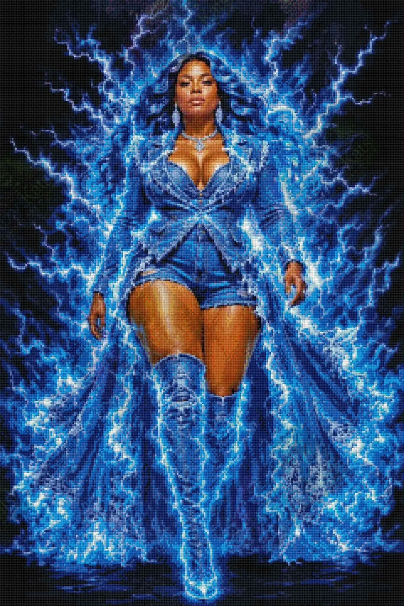 When Lightening Walks by M.E. Divine Arts (Starting At 70 Colors)