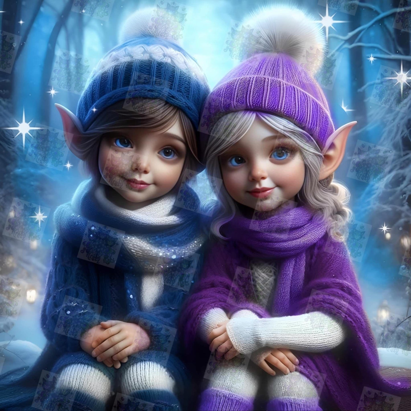 Young Elves by Cindy Emery