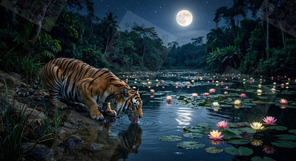 Where Lilies Kiss The Moon by M.E. Divine Arts