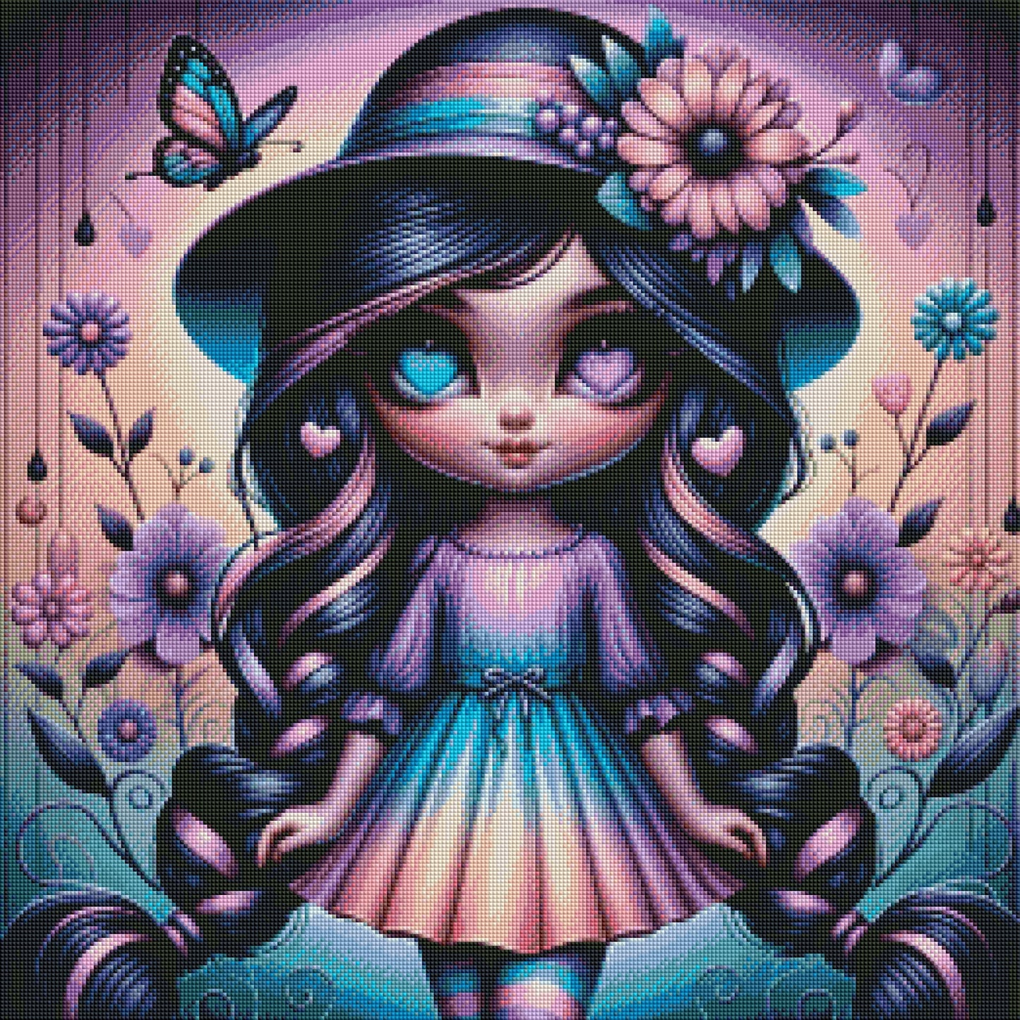 The Rainbow Garden Doll by Taza Creations