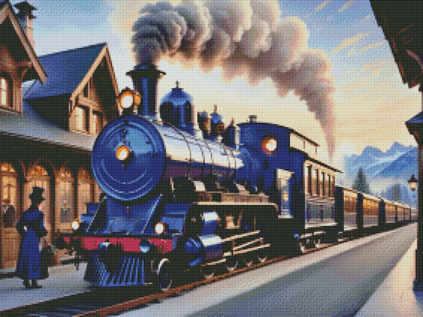 Steam Locomotive by Theresa Raymer