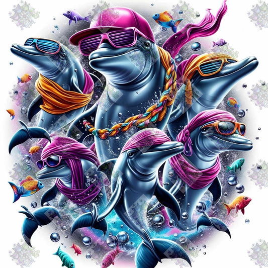 The Dolphin Party by Stellar Designz