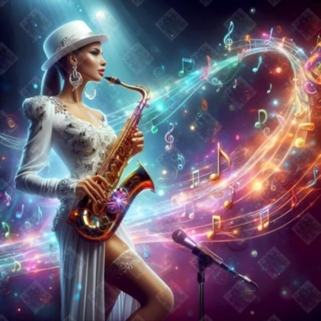 Sexy Saxophone by Cindy Emery