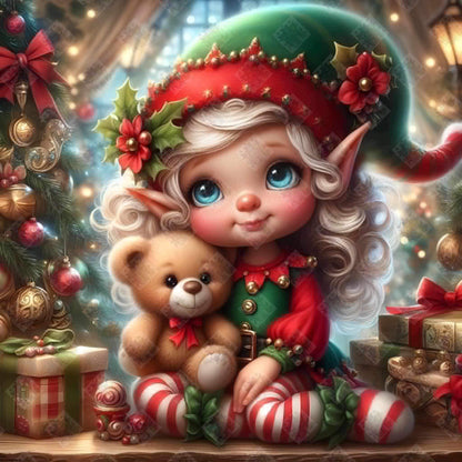 An Elf Needs Cuddles Too by Theresa Raymer