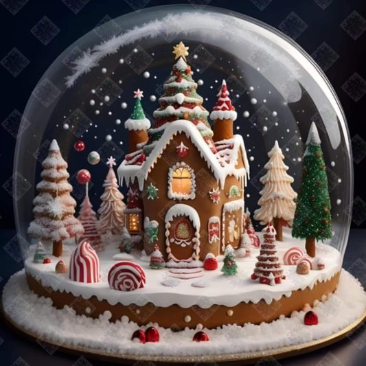 Christmas Snow Globe by Jennifer Opie