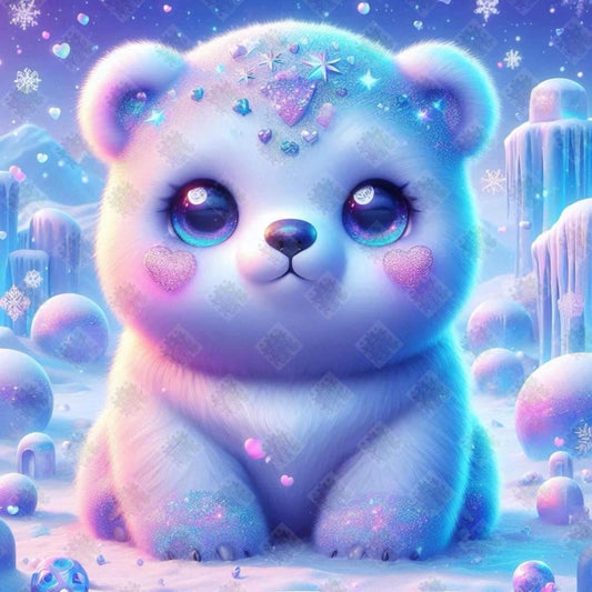 Jeweled Winter Love Bear by Taza Creations