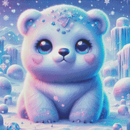 Jeweled Winter Love Bear by Taza Creations