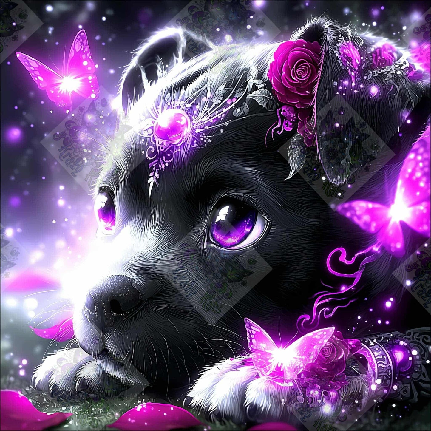 Little Miss Magenta Mischief by Taza Creations