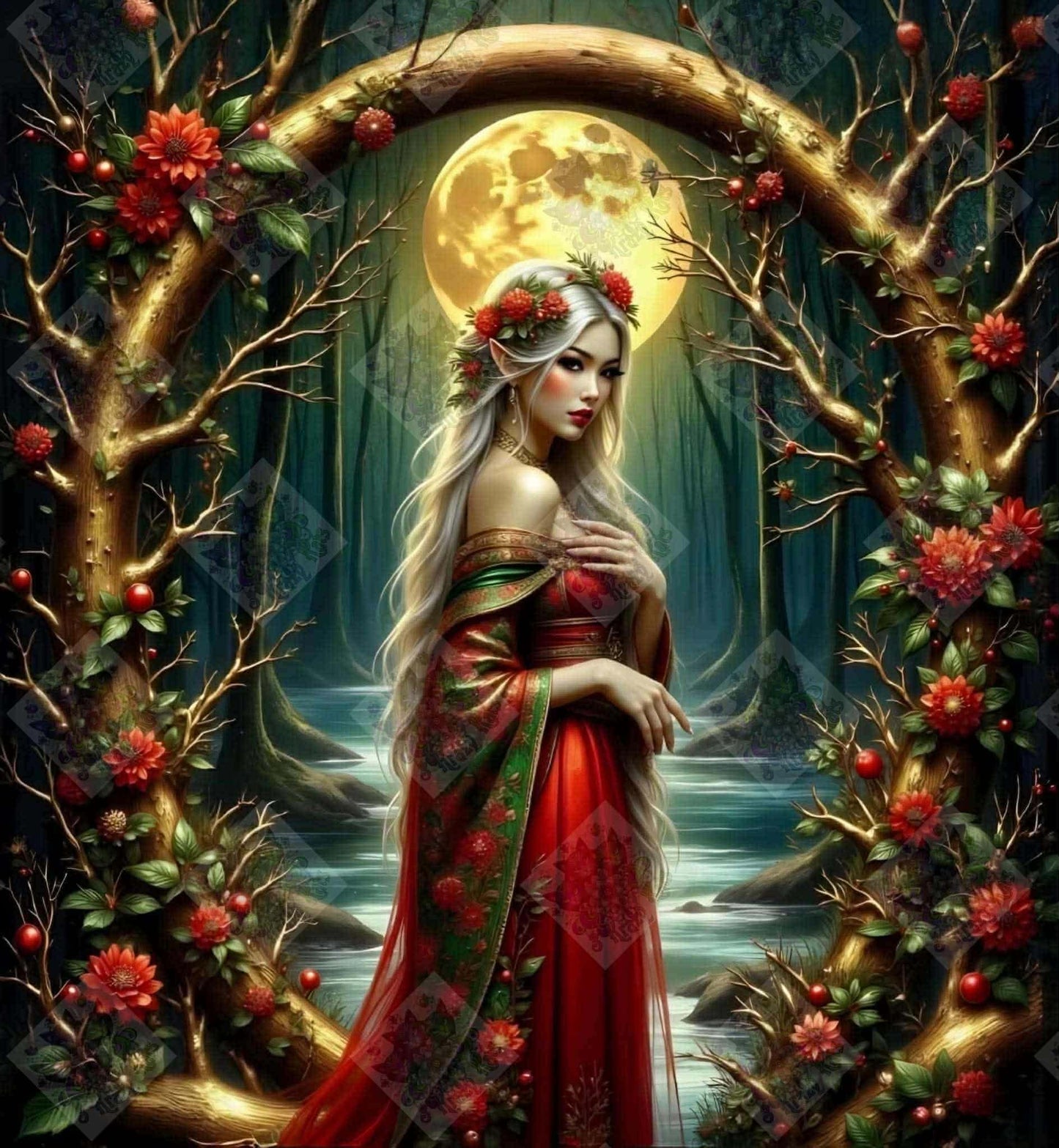The Floral Elf’s Threshold by Cindy Emery