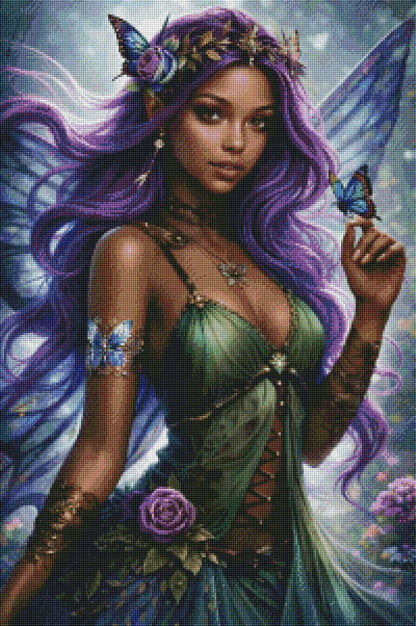 Lady Of The Enchanted Butterflies by Theresa Raymer
