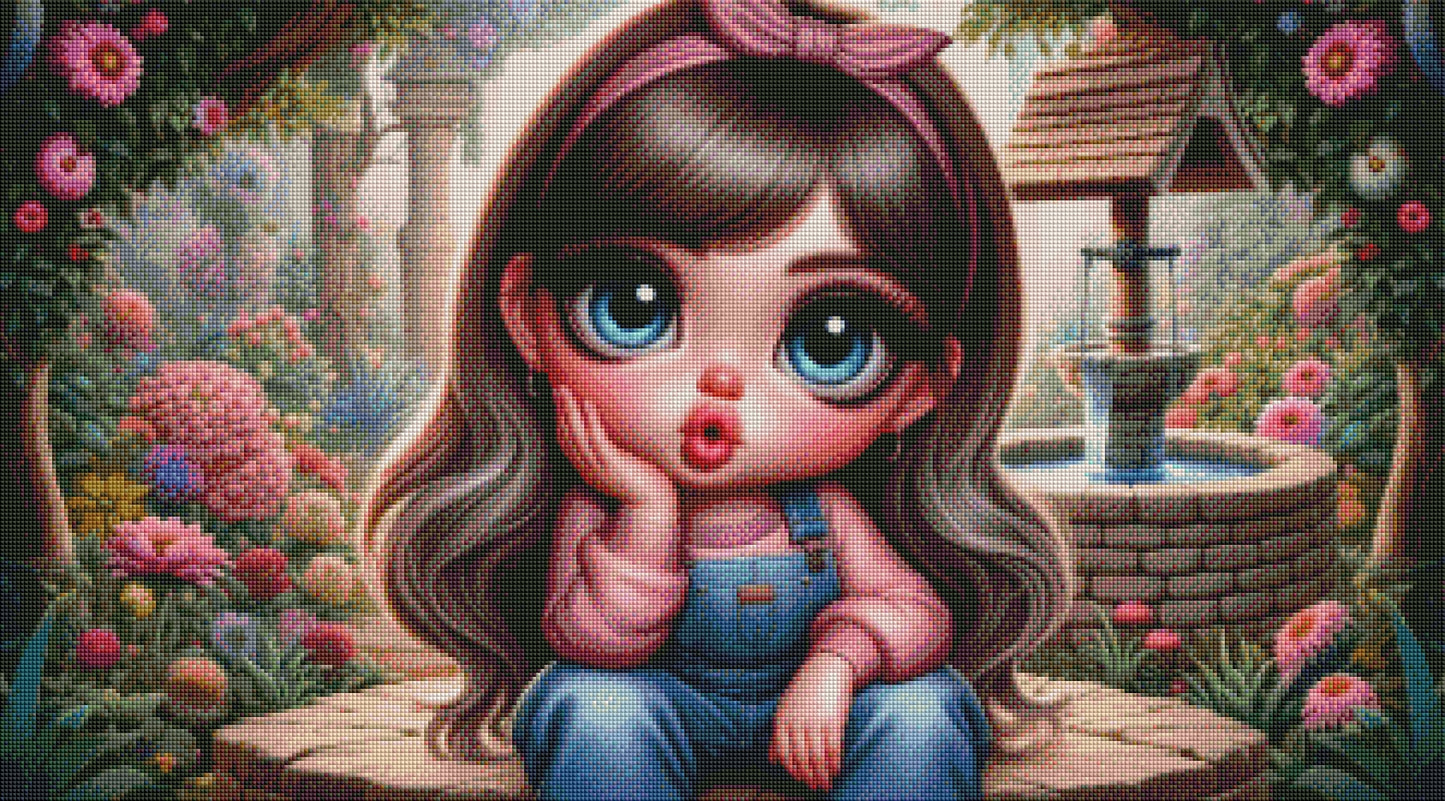 Whimsy At The Wishing Well by Taza Creations