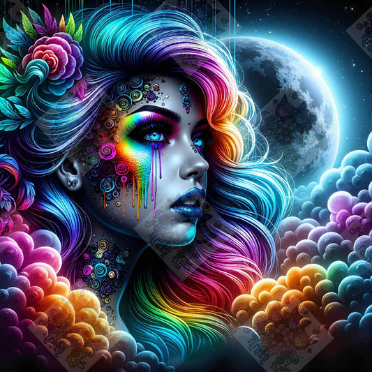 When the Night Cries in Color by Taza Creations