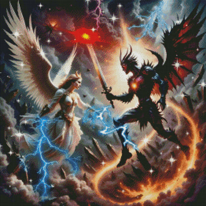 Clash Of The Eternal Realms by Taza Creations