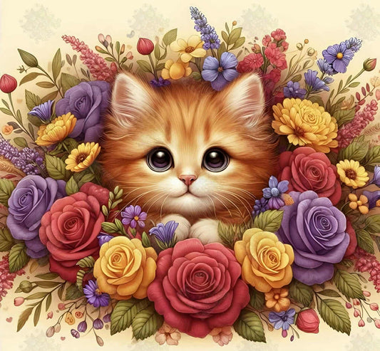 Petals & Purrs by Theresa Raymer