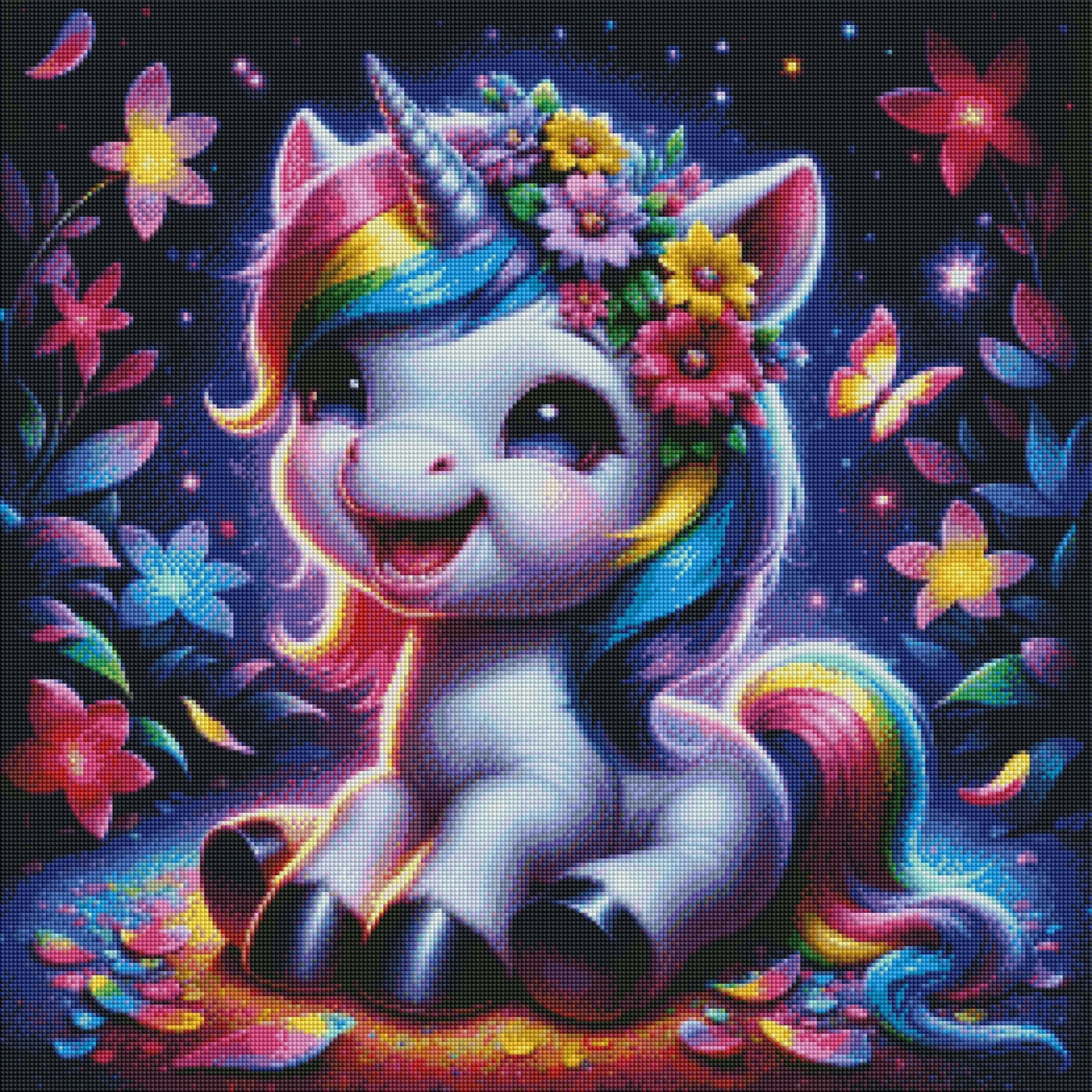Happy Unicorn by Taza Creations