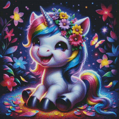 Happy Unicorn by Taza Creations