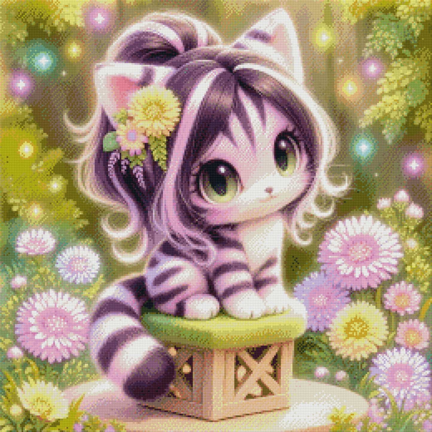 Paws Among Petals by Taza Creations