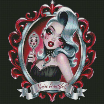 Mirror of Crimson Vanity by Taza Creations
