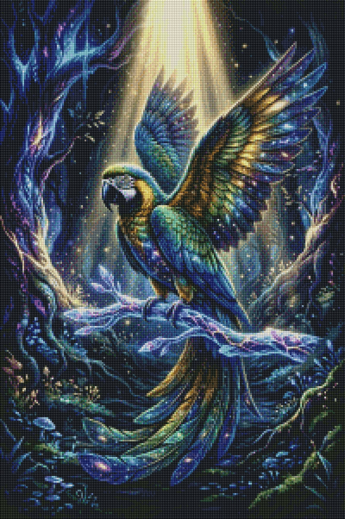 The Starlit Macaw by Stellar Designz