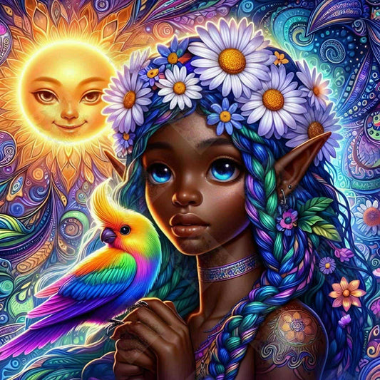 Sunwhisper & The Prism Songbird by Theresa Raymer