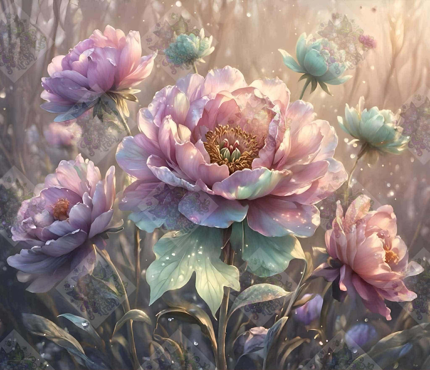 Pastel Petal Symphony by M.E. Divine Arts