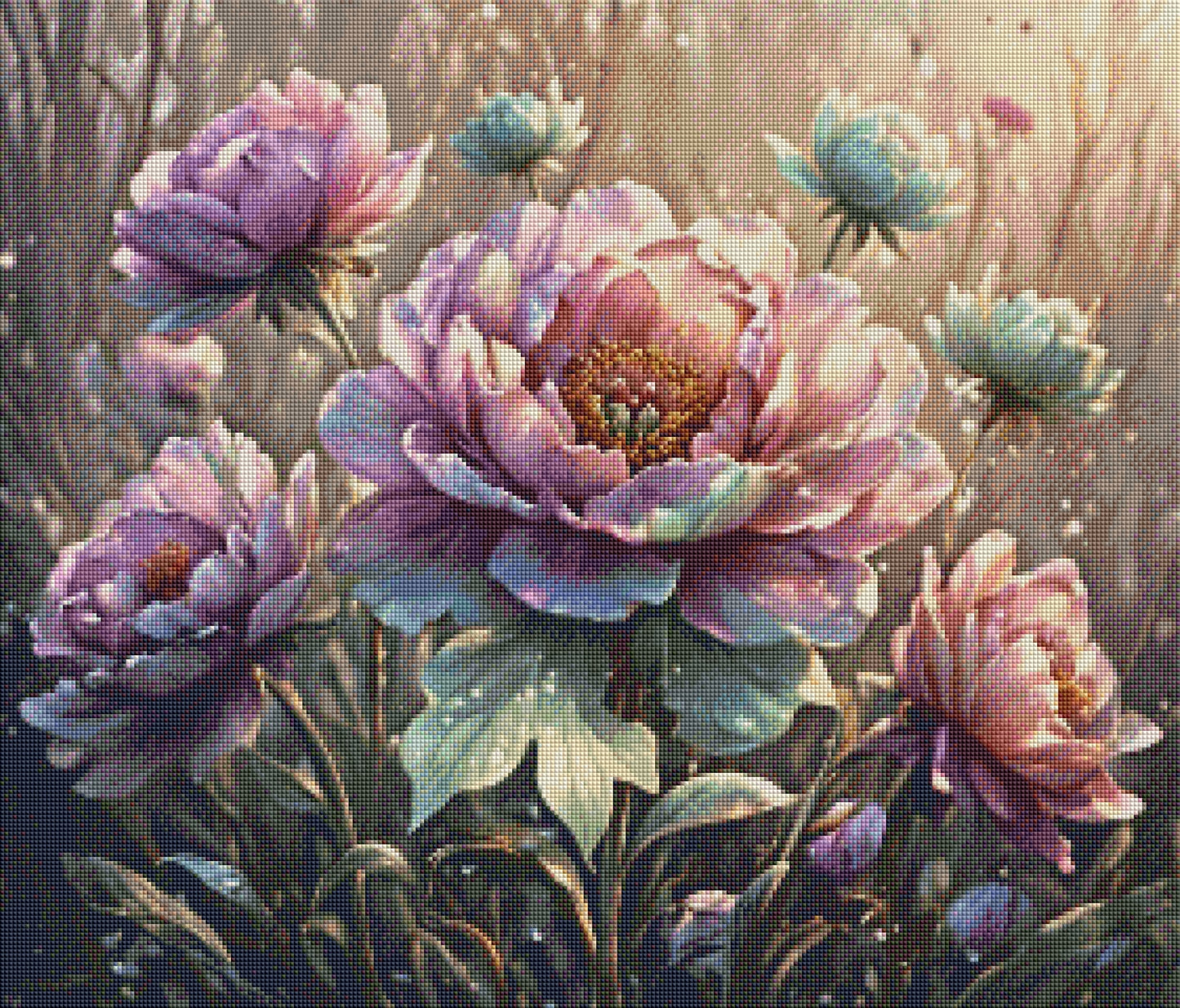 Pastel Petal Symphony by M.E. Divine Arts