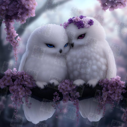 Albino Owls by Within Honestea