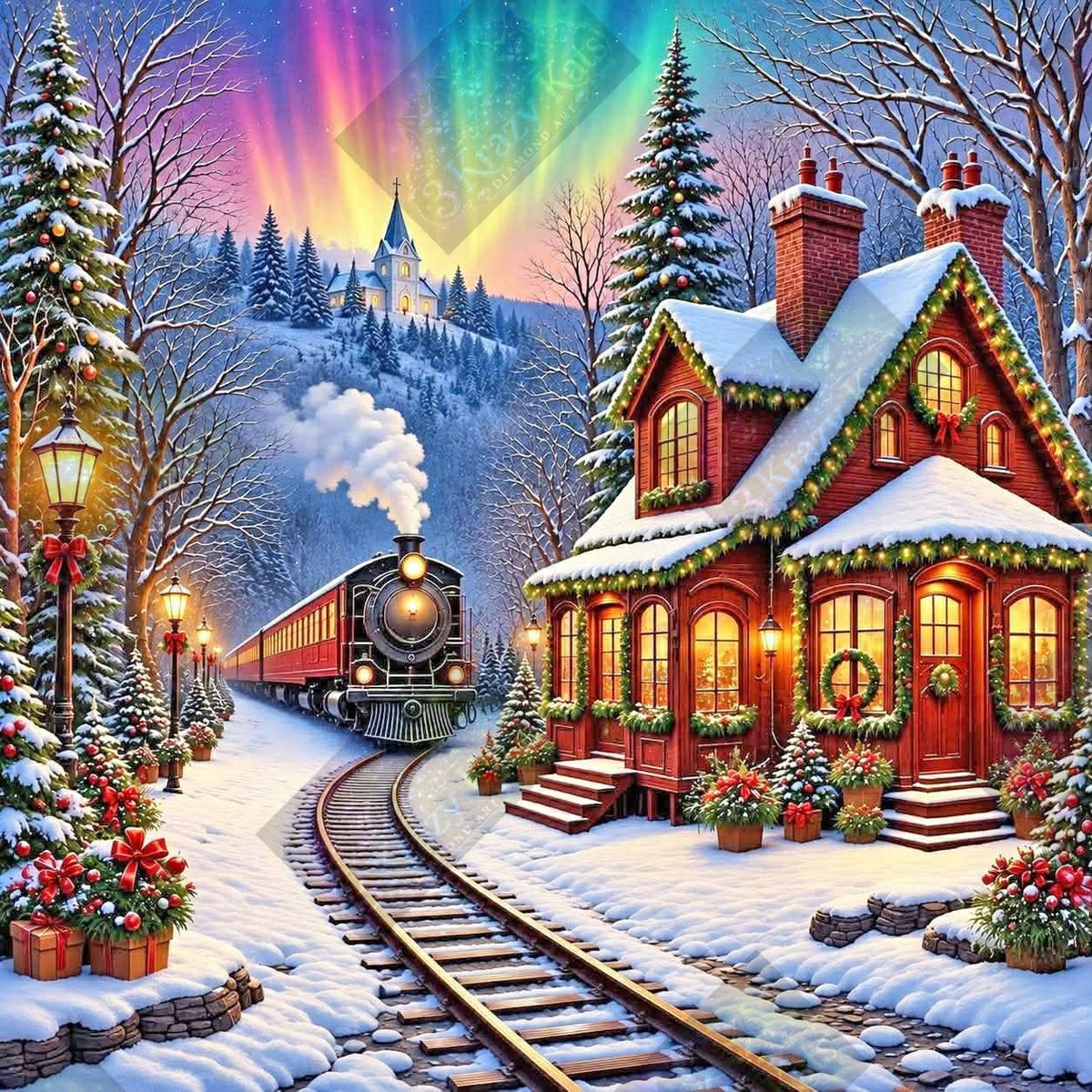 Aurora Express: Journey To Christmas by Cindy Emery (Starting At 90 Colors)