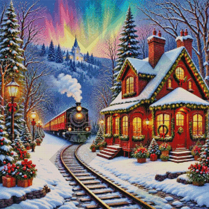 Aurora Express: Journey To Christmas by Cindy Emery (Starting At 90 Colors)