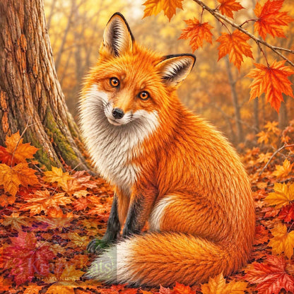 Autumn's Wildfire by Theresa Raymer (Starting At 90 Colors)